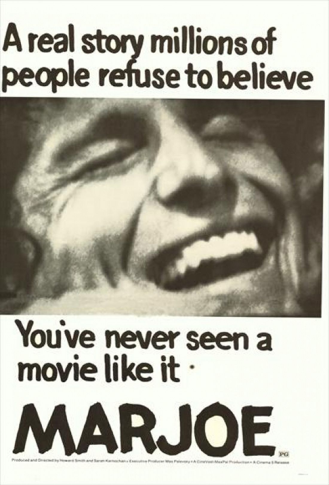 Marjoe Movie Poster 11x17 print showcasing classic film art.
