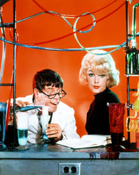 The Nutty Professor 1963 movie poster featuring Jerry Lewis and Stella Stevens