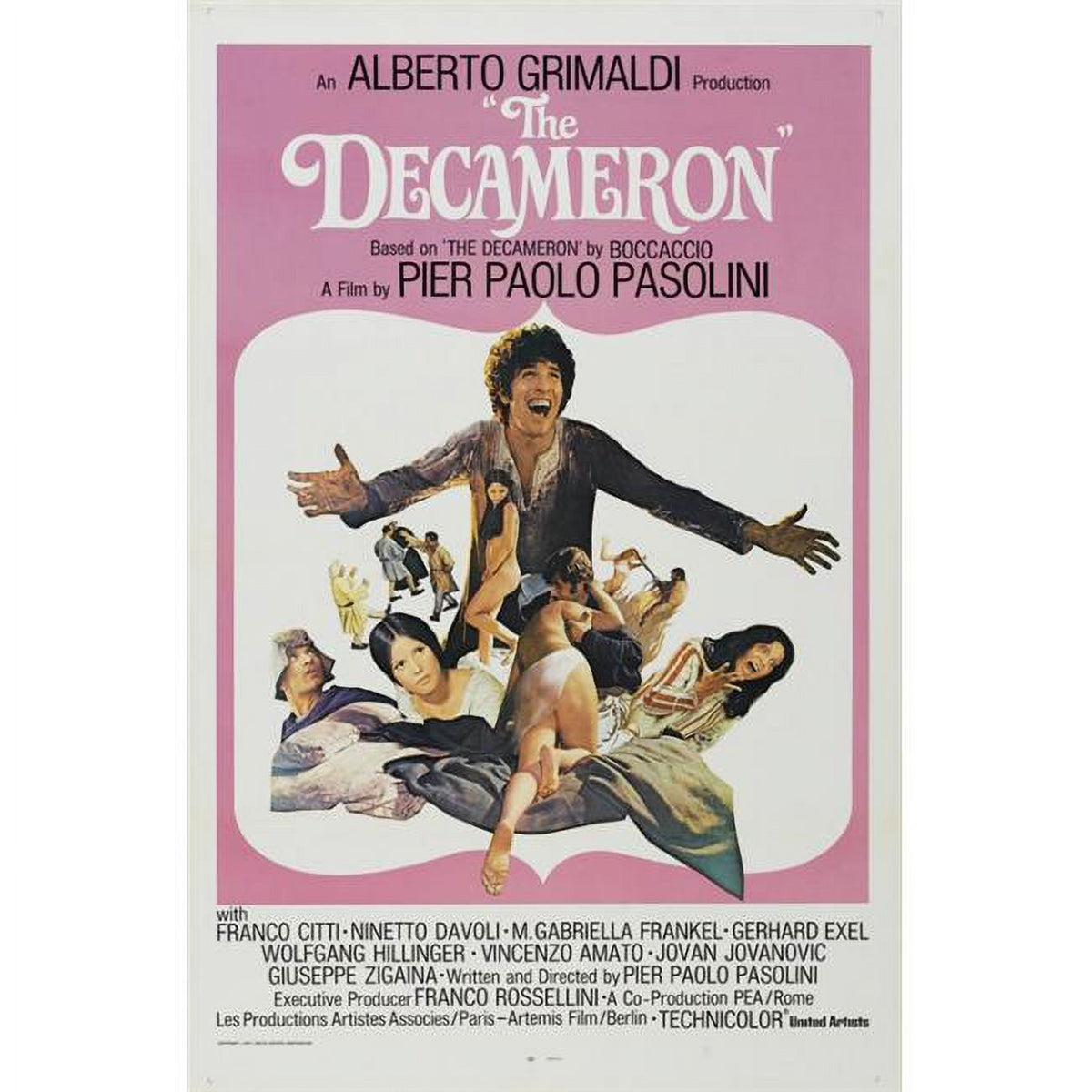 The Decameron Movie Poster Print 27x40 showing cinematic artwork.