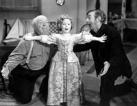 Captain January photo poster print featuring Shirley Temple and Slim Summerville from the 1936 movie.