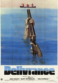 Deliverance movie poster 11x17 print showcasing dramatic film imagery.