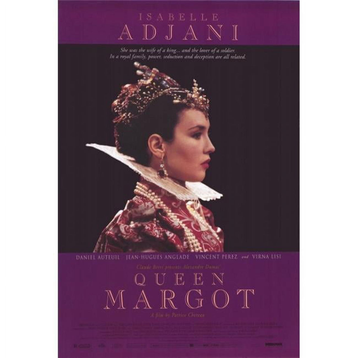 Queen Margot Movie Poster Print - 27x40 size, featuring vibrant imagery from the film.