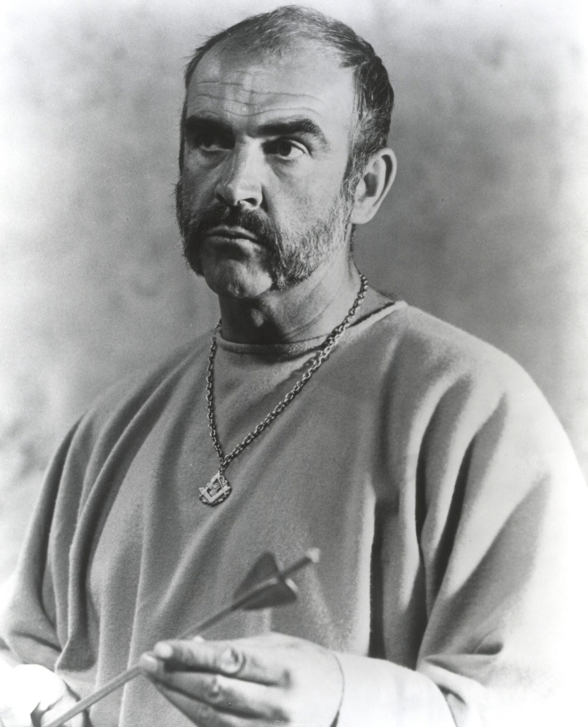 Sean Connery black and white portrait photo print