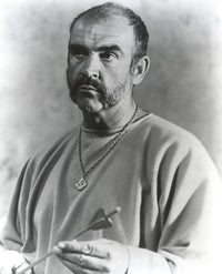 Sean Connery black and white portrait photo print