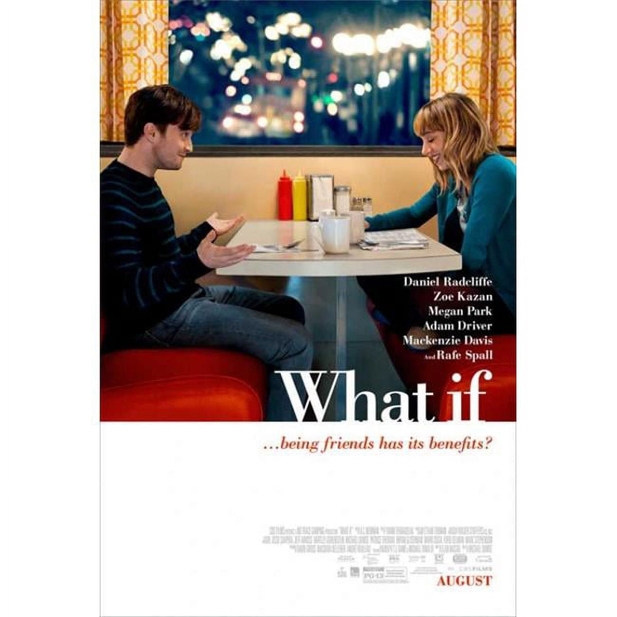What If Movie Poster Print - 27x40 inches, vibrant colors and imaginative design.