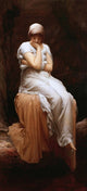 Solitude art print by Frederic Leighton, showcasing tranquility and beauty.