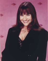Jan Hooks elegant black dress photo print.