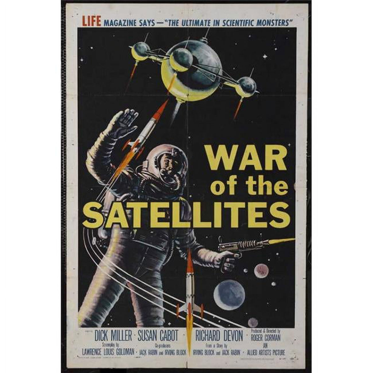 War of the Satellites classic movie poster print in 27 x 40 inches
