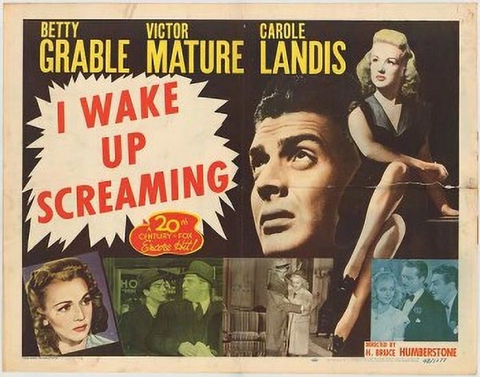 I Wake Up Screaming photo print showcasing classic cinema art.