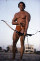Arnold Schwarzenegger bow and arrow photo print
