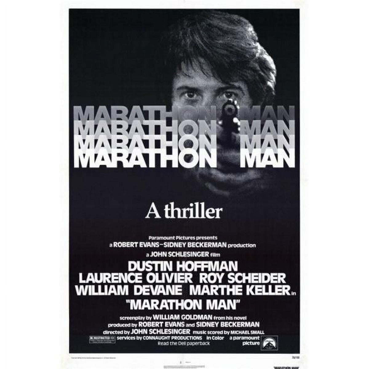 Marathon Man Movie Poster Print - 27x40 size artwork