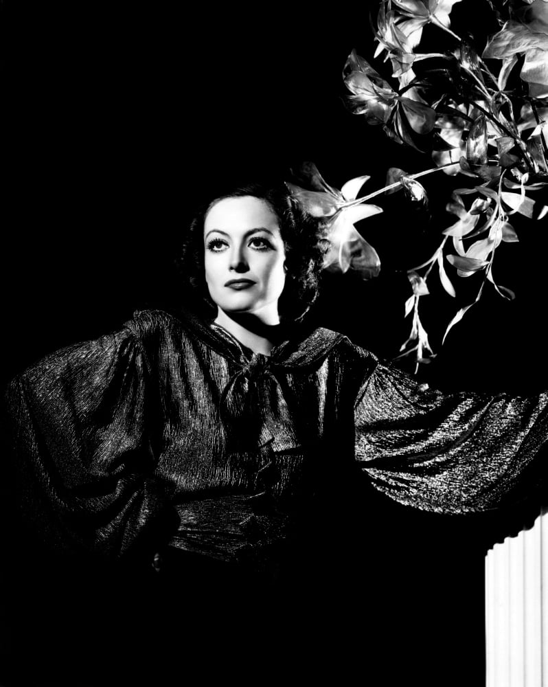 Joan Crawford Portrait Poster Print - Classic Hollywood Glamour
