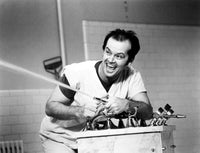 One Flew Over the Cuckoo's Nest photo poster print featuring Jack Nicholson.