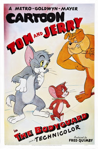 Tom and Jerry The Bodyguard 1944 Movie Masterprint Poster