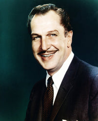 Vincent Price vintage photo print from the 1950s, available in multiple sizes.