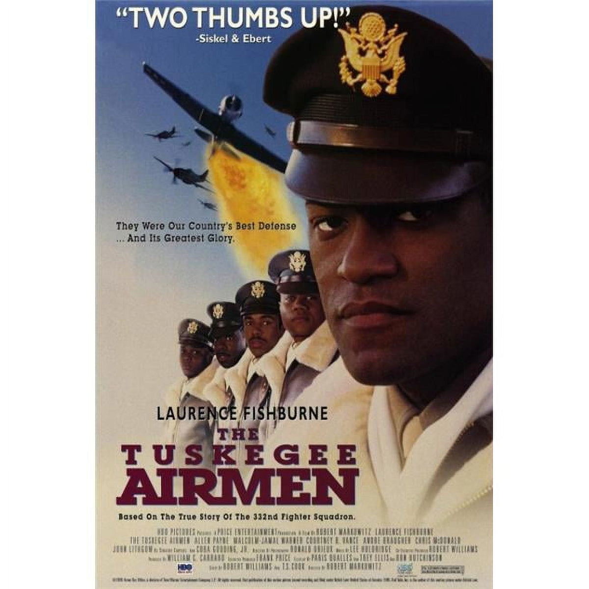 Tuskegee Airmen Movie Poster Print 27 x 40 - Iconic aviation history artwork.