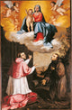 Madonna and Child with St. Charles Borromeo art print