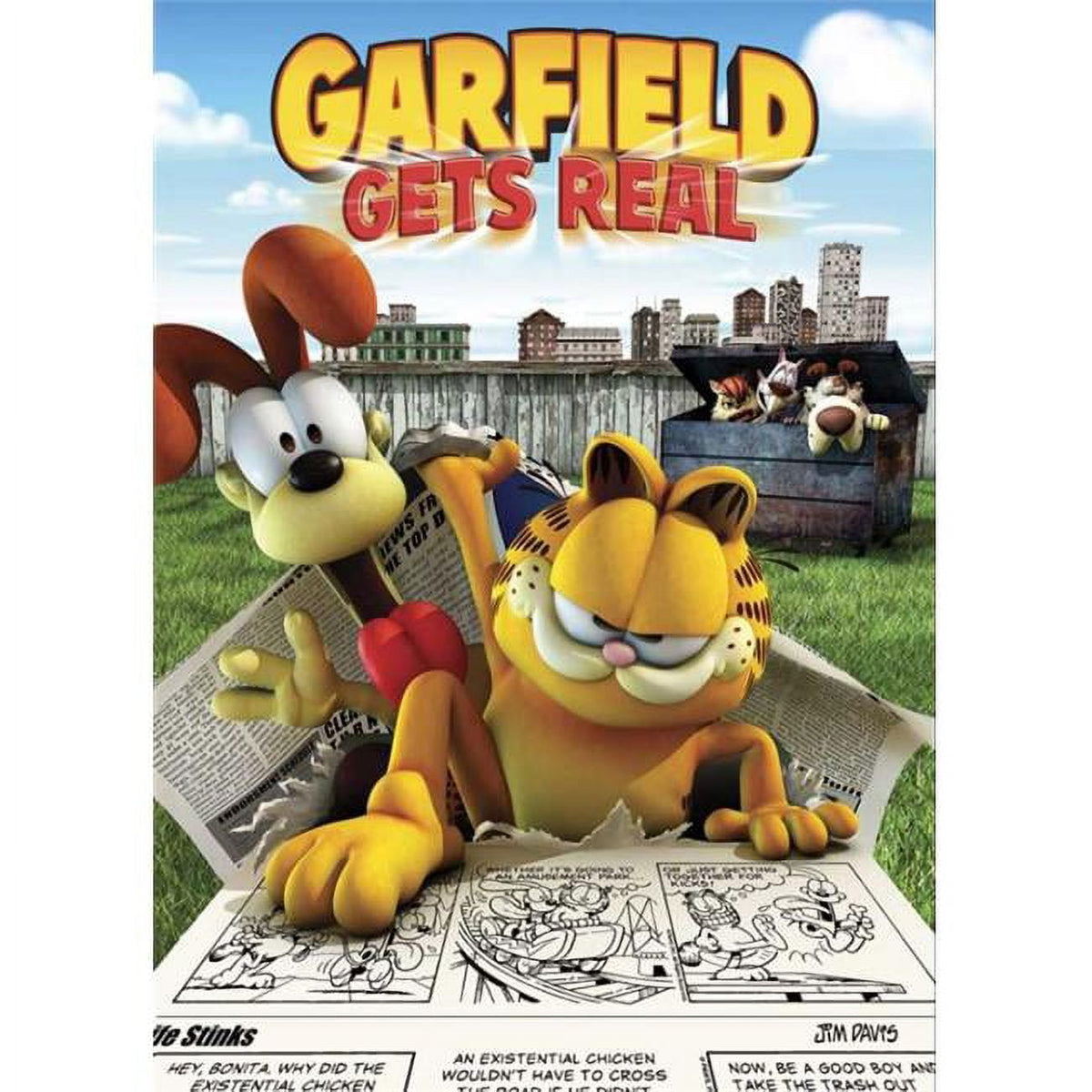 Garfield Gets Real Movie Poster Print 27x40