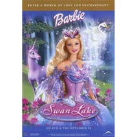 Barbie of Swan Lake movie poster print showcasing Barbie in a magical setting.