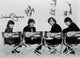 Monkees photo print with black and white background, available in multiple sizes.