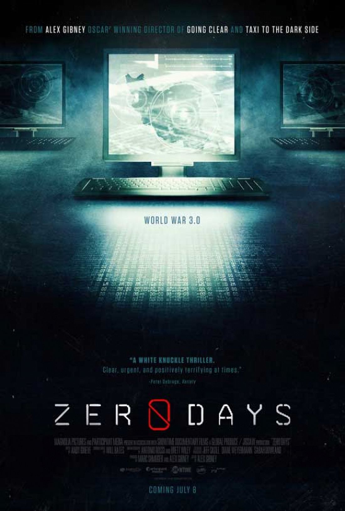 Zero Days Movie Poster in 11x17 size, vibrant movie artwork.