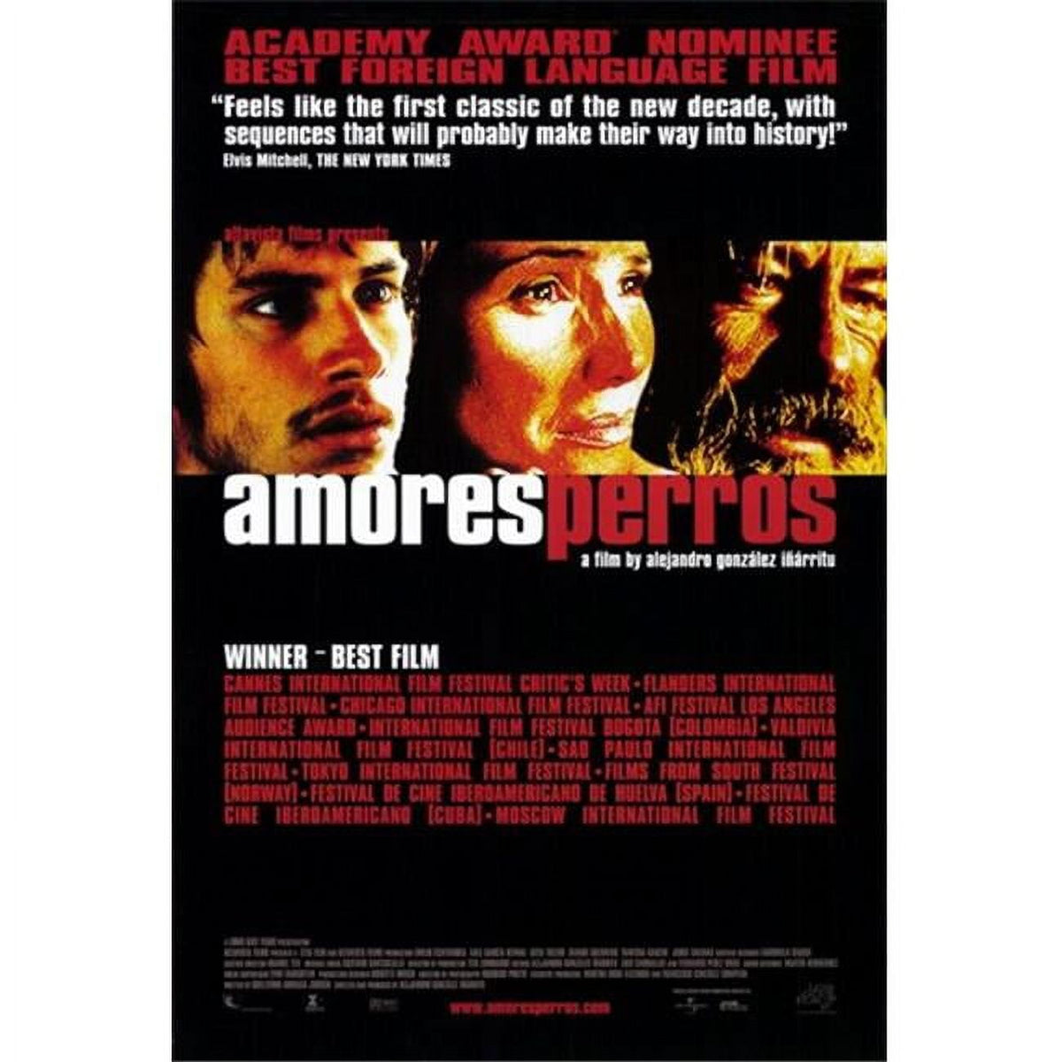 Amores Perros movie poster print - 11x17 inches