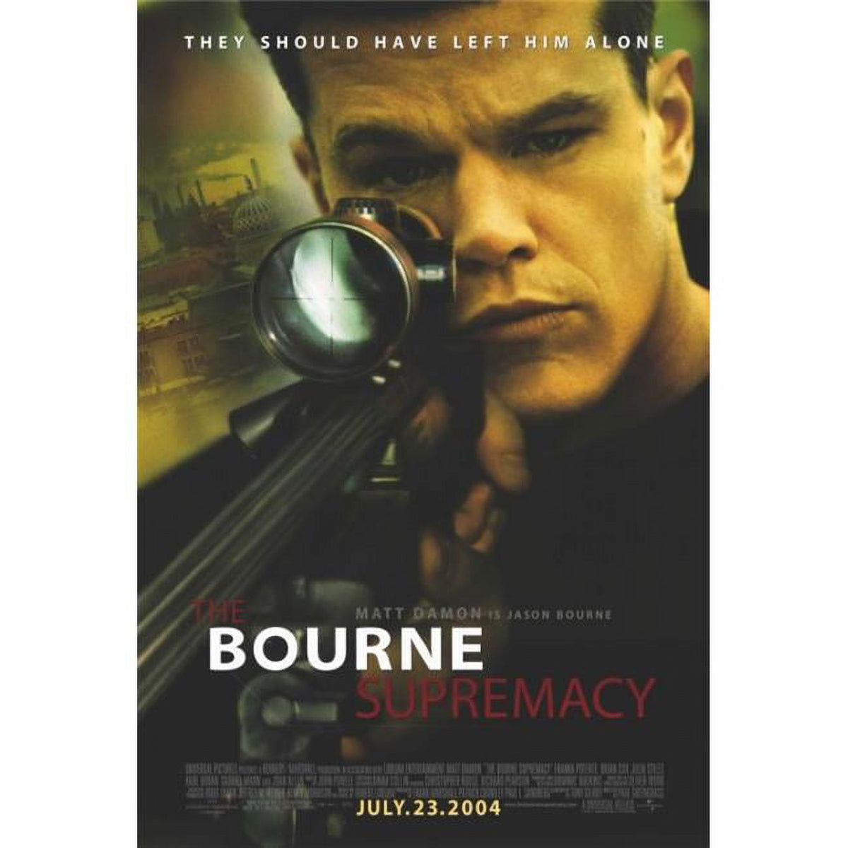 The Bourne Supremacy movie poster print 27x40