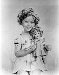 Shirley Temple Doll Vintage Photo Poster Print 1936
