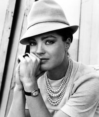 Romy Schneider 1966 Triple Cross photo print - vintage film art