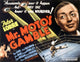Mr. Moto's Gamble movie masterprint poster featuring Peter Lorre, 1938.