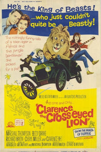 Clarence the Cross-eyed Lion Movie Poster - 11x17 print