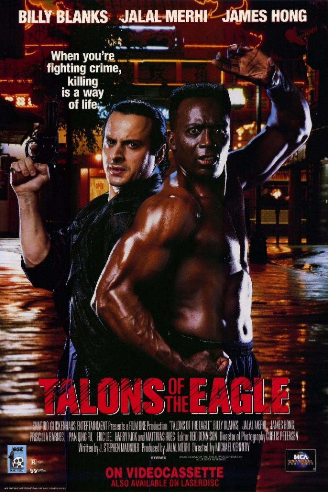 Talons of the Eagle Movie Poster - 11x17 print showcasing action and adventure.