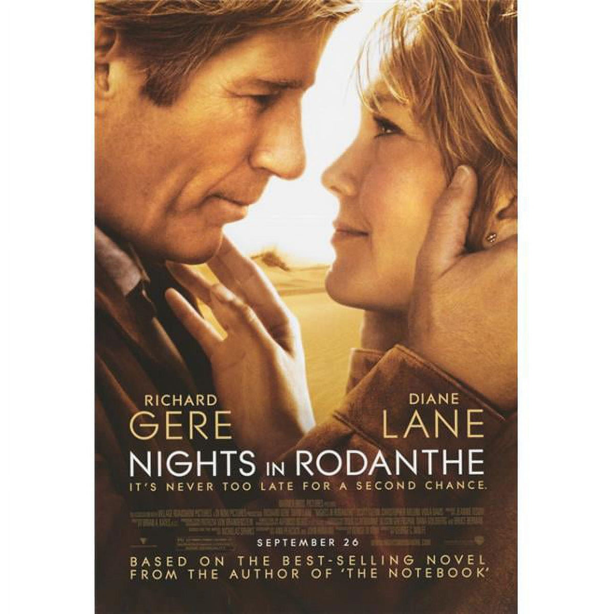 Nights in Rodanthe movie poster print - Romantic film decor