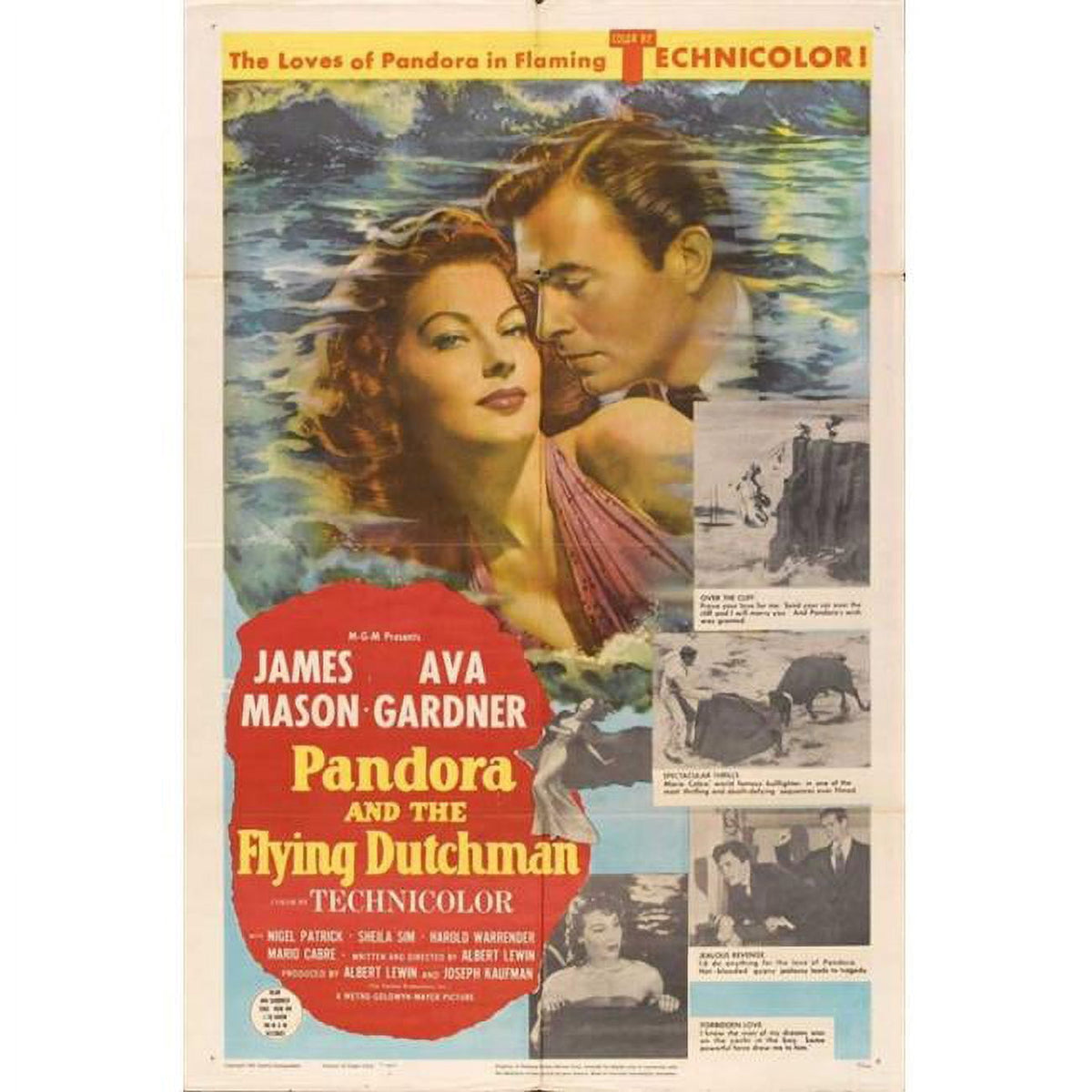 Pandora and the Flying Dutchman movie poster print featuring stunning visuals.