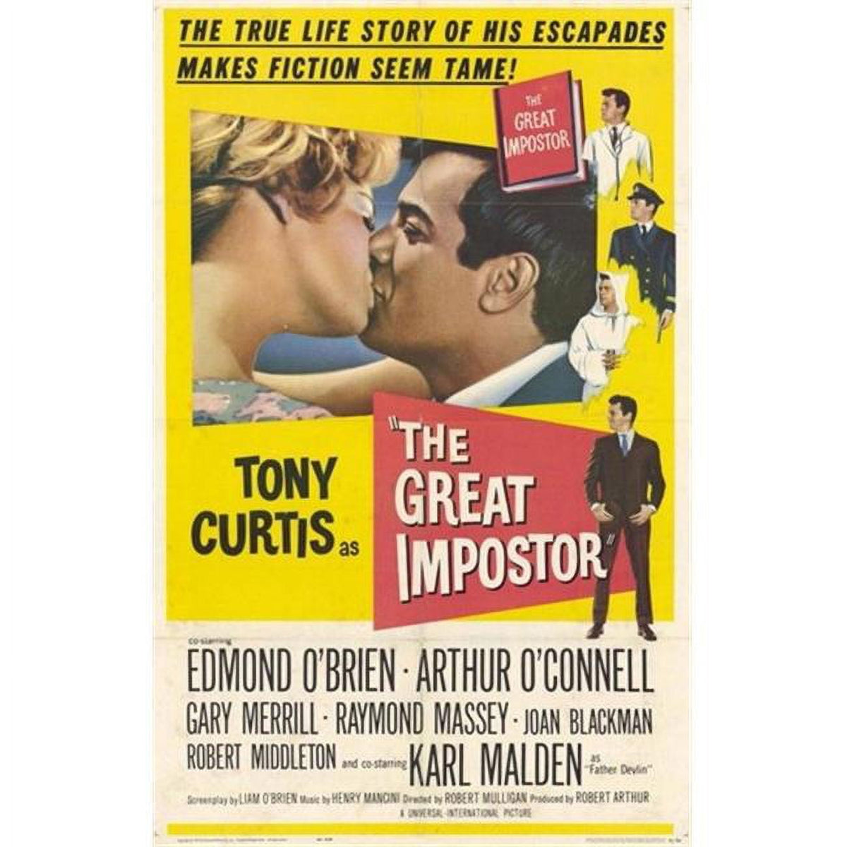 The Great Imposter movie poster in 11 x 17 size.