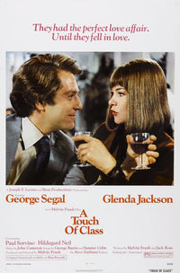 A Touch of Class movie poster featuring Glenda Jackson - 1973