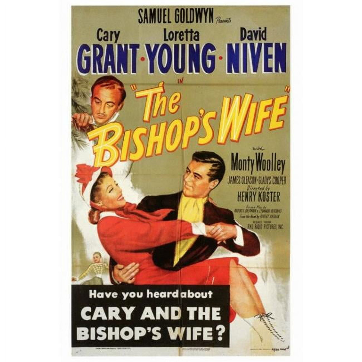 The Bishop's Wife Movie Poster Print - Classic Film Art