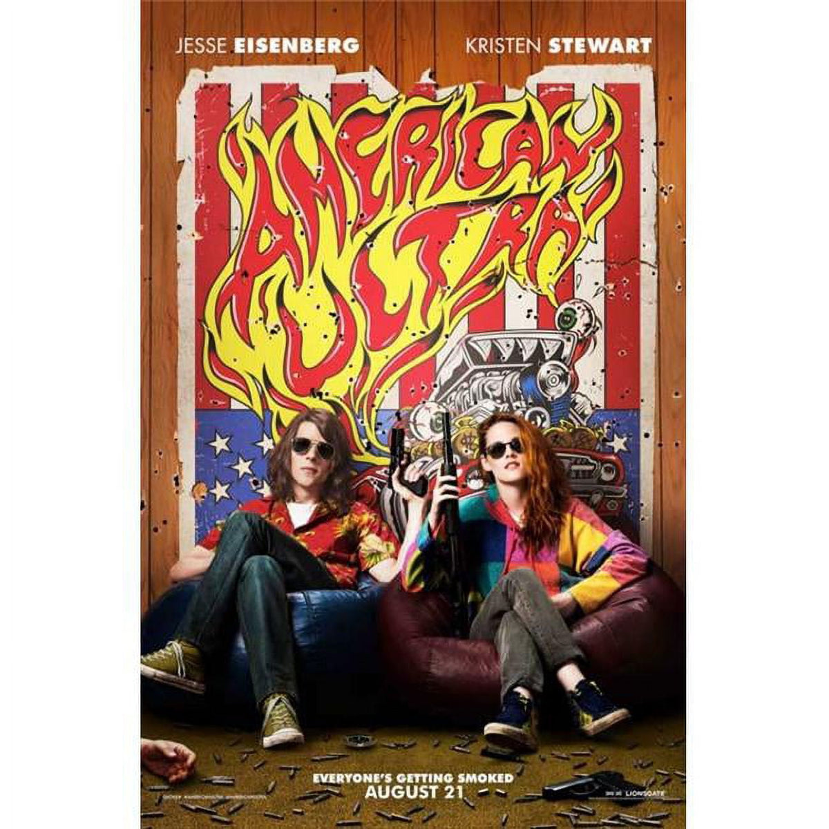 American Ultra Movie Poster 27x40 Premium Print
