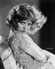 Clara Bow classic portrait photo print in floral shirt