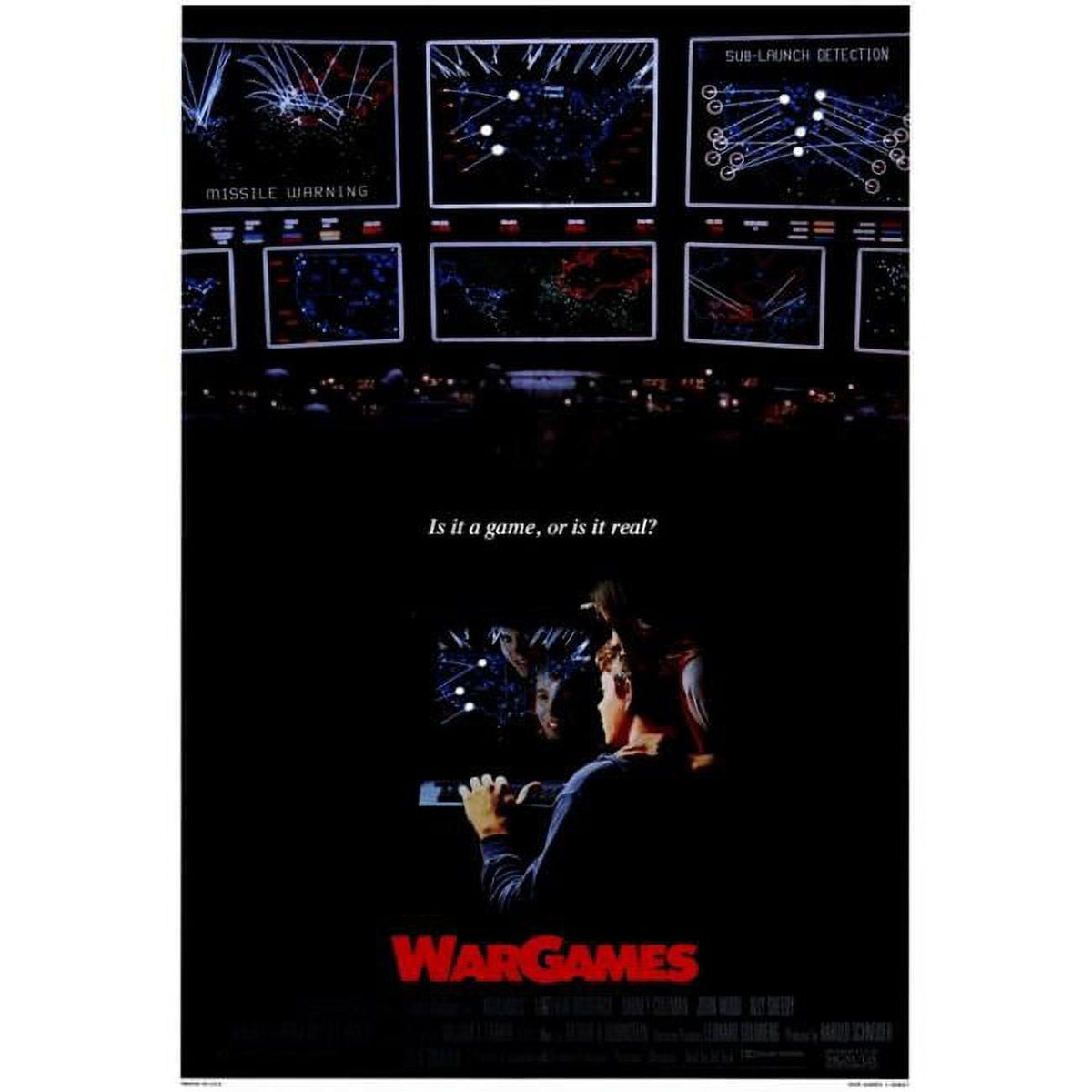 WarGames Movie Poster Print - 27x40 vintage film art