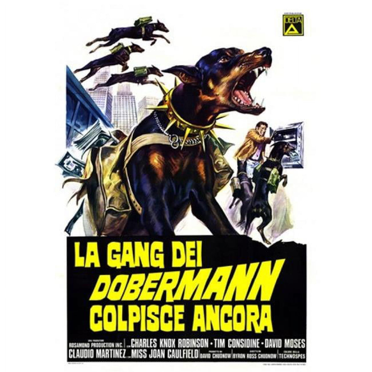 The Doberman Gang Movie Poster 11x17 Print