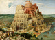 The Tower of Babel art print by Pieter Bruegel the Elder.