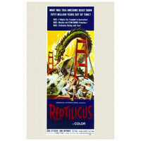 Reptilicus Movie Poster Print showcasing classic horror art in 27x40 inches.