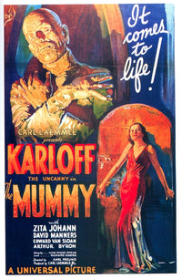 The Mummy Movie Poster Masterprint 11x17 featuring iconic film imagery.