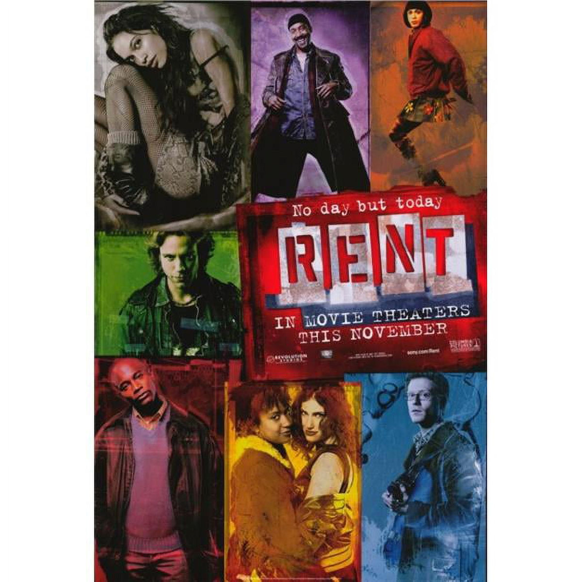 Rent Movie Poster Print 27x40 - Vibrant film art for home decor.