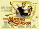 The Mating Season movie poster print featuring John Lund and Gene Tierney.