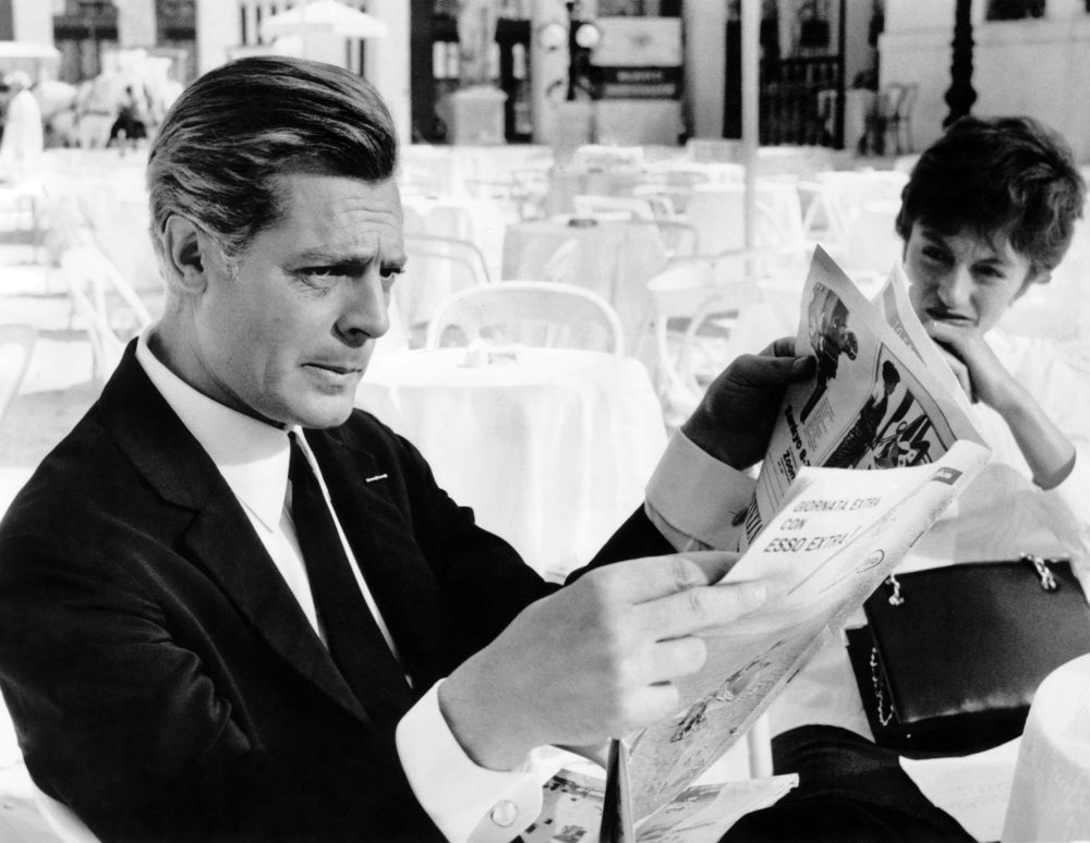 Marcello Mastroianni and Anouk Aimée 1963 Photo Print