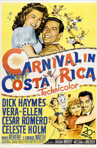 Carnival in Costa Rica movie masterprint poster in vibrant colors.