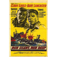 Run Silent Run Deep movie poster print in 27x40 size.