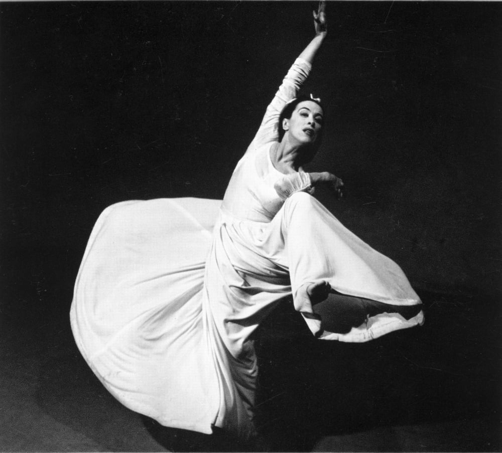 Martha Graham dancing photo print capturing the elegance of modern dance.
